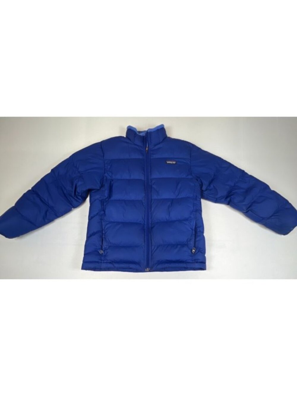 Patagonia Kids Girls Quilted Jacket Size XL (14) Blue Full Zip Lightweight Coat